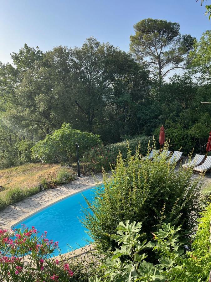 La Parenthese Du Var - Gite Avec Grande Terrasse Vue Sur Piscine Saint-Antonin-du-Var Exterior photo