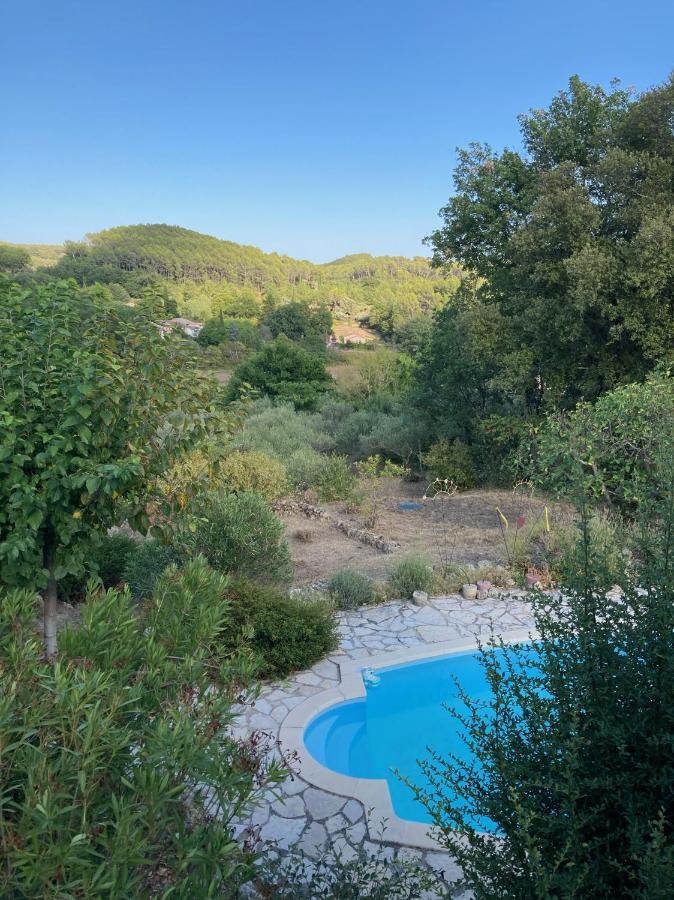 La Parenthese Du Var - Gite Avec Grande Terrasse Vue Sur Piscine Saint-Antonin-du-Var Exterior photo