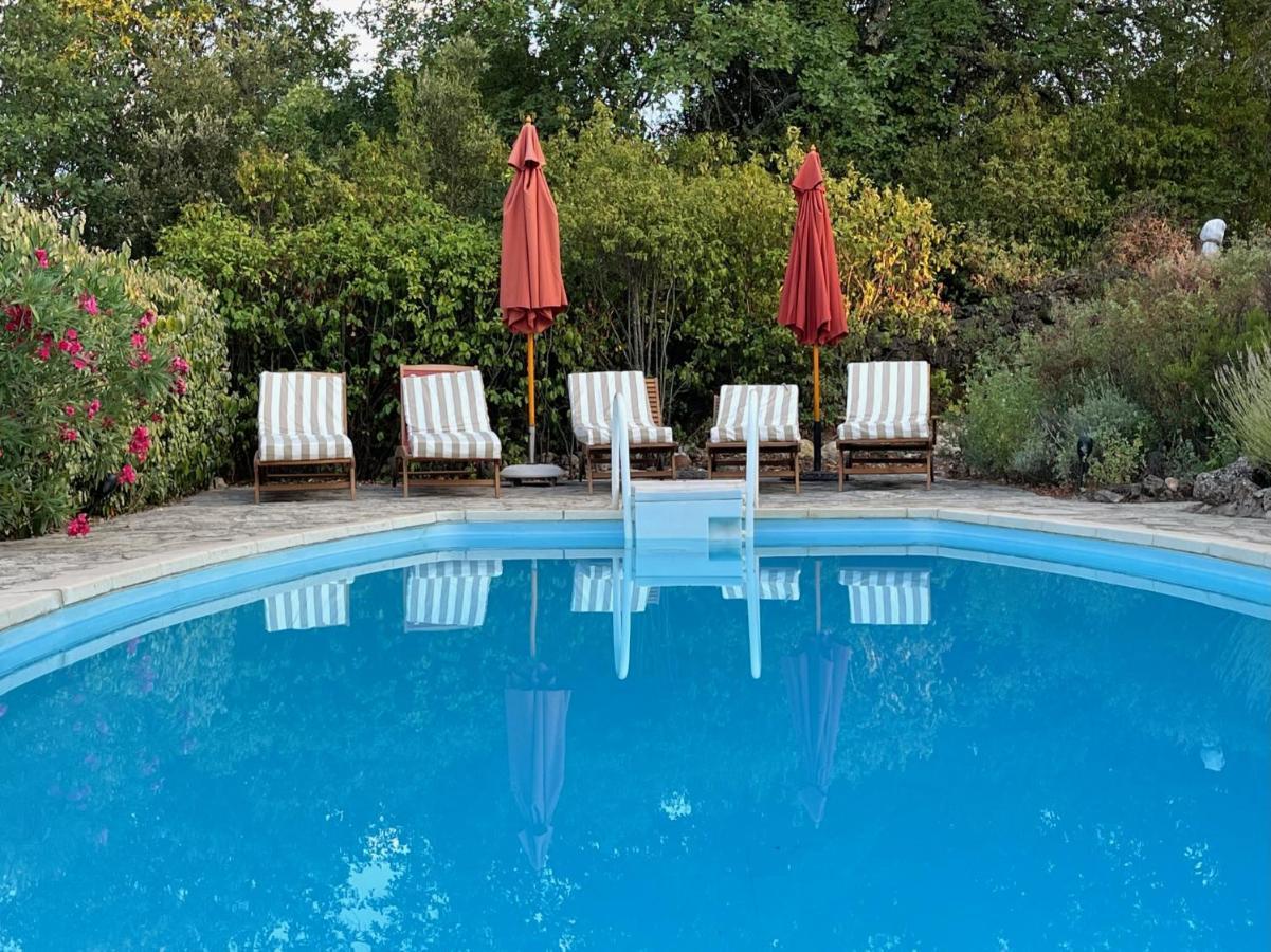La Parenthese Du Var - Gite Avec Grande Terrasse Vue Sur Piscine Saint-Antonin-du-Var Exterior photo